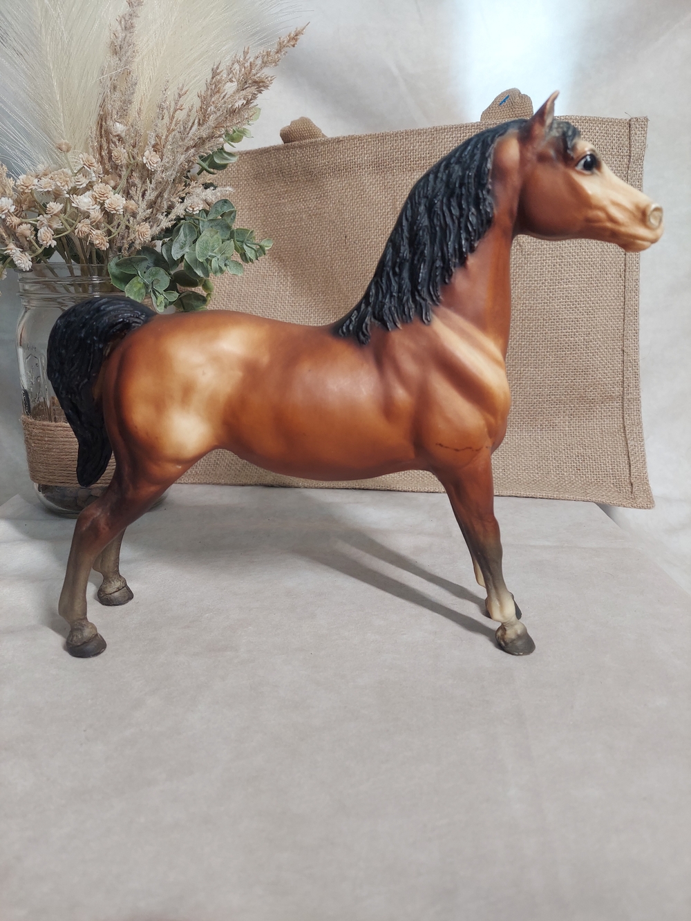 Vintage Breyer #47 Man O' War Chestnut Horse Decor 1960s